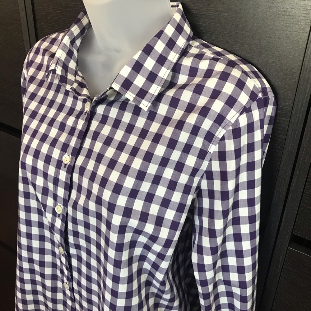 J. Crew plaid long sleeve shirt size 12